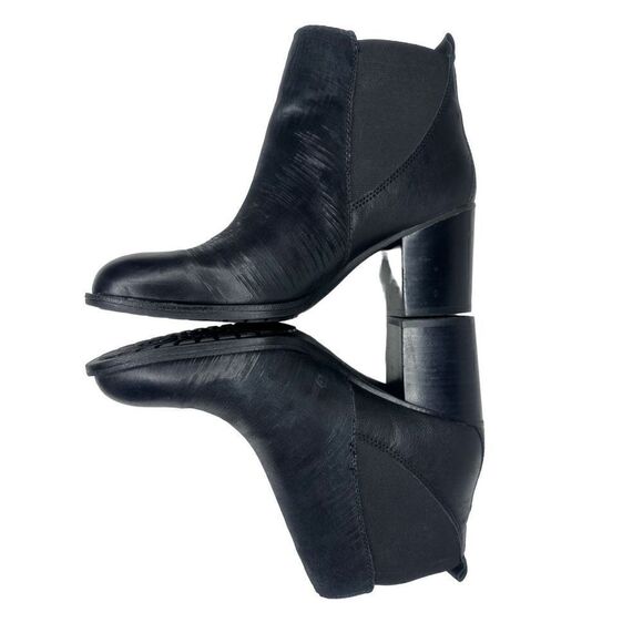 Sofft Welling Black Textured Leather Chelsea Boots Size 9.5 - Picture 6 of 11